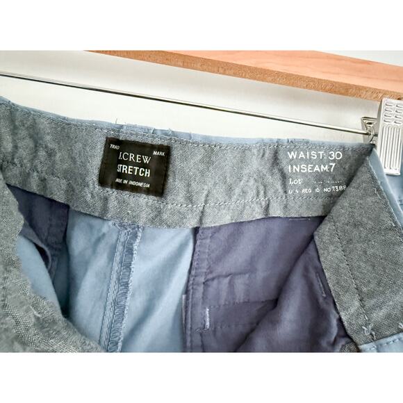 J.Crew | 7" stretch chino short in Shoreline Blue | Sz 30 - Picture 5 of 9